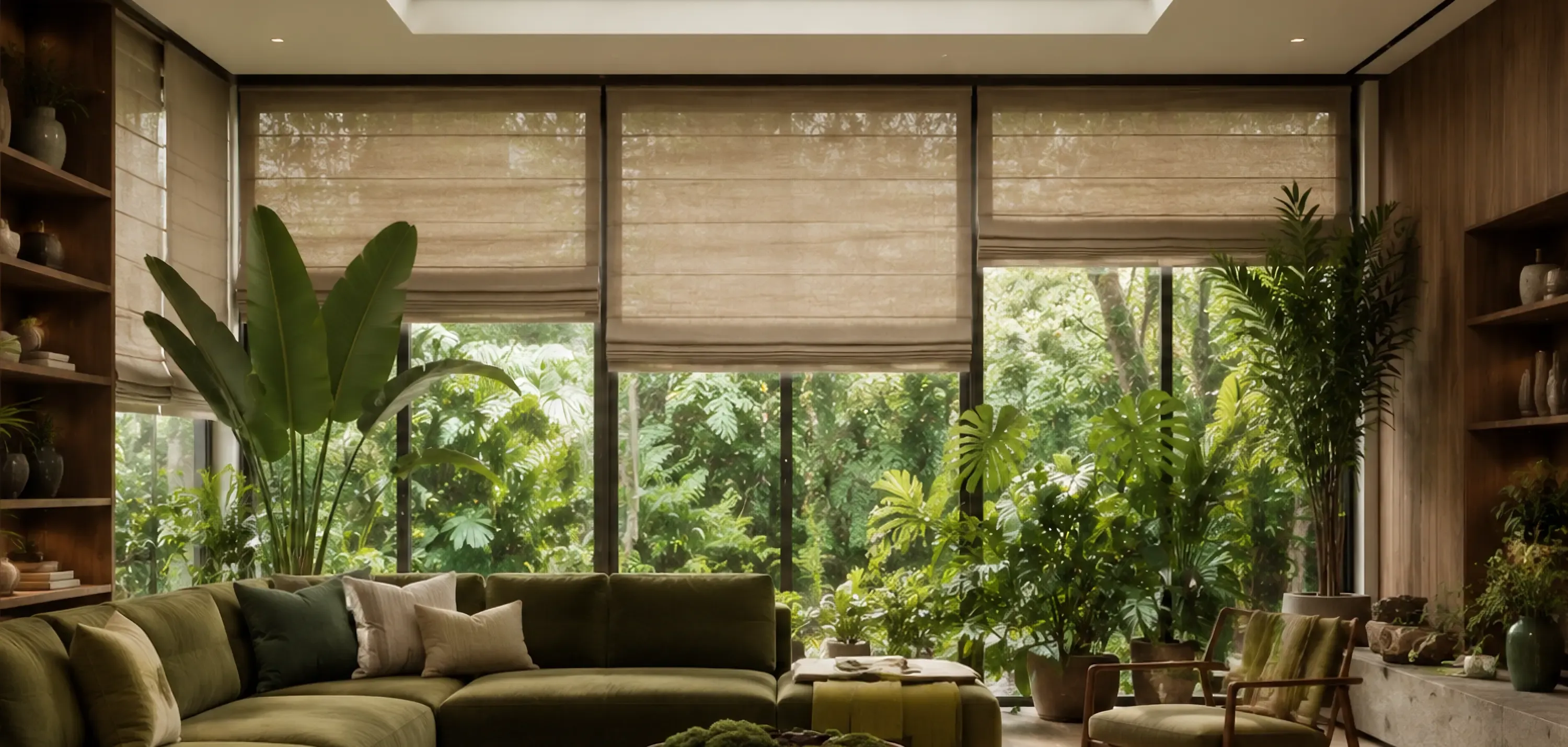 Roman Shades design details